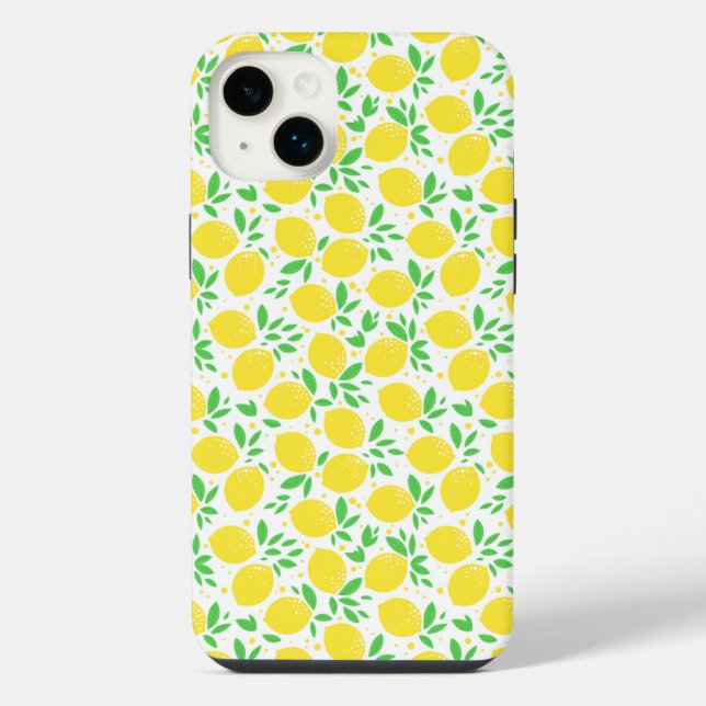 Yellow Lemons iPhone Case (Back)