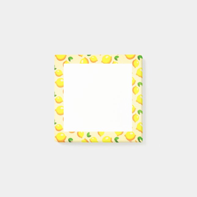Yellow Lemons Post-it Notes (Front)