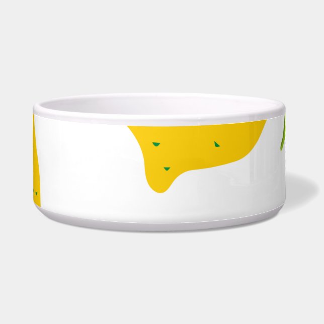 Yellow lemons, seamless artistic pattern. (Front)