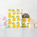 Design Own Pattern Paper Yellow lemons, seamless artistic pattern. wrapping paper | Zazzle