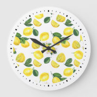 Yellow Lemons Watercolor Pattern