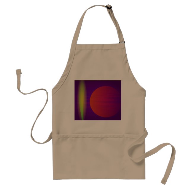 Yellow Light and the Moon Standard Apron (Front)