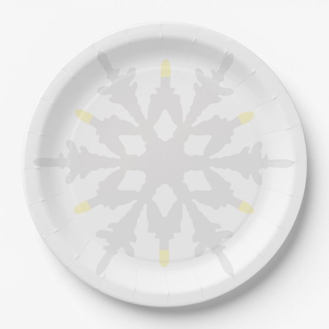 Yellow Light Flake Plate (Front)