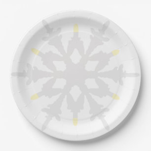 Yellow Light Flake Plate