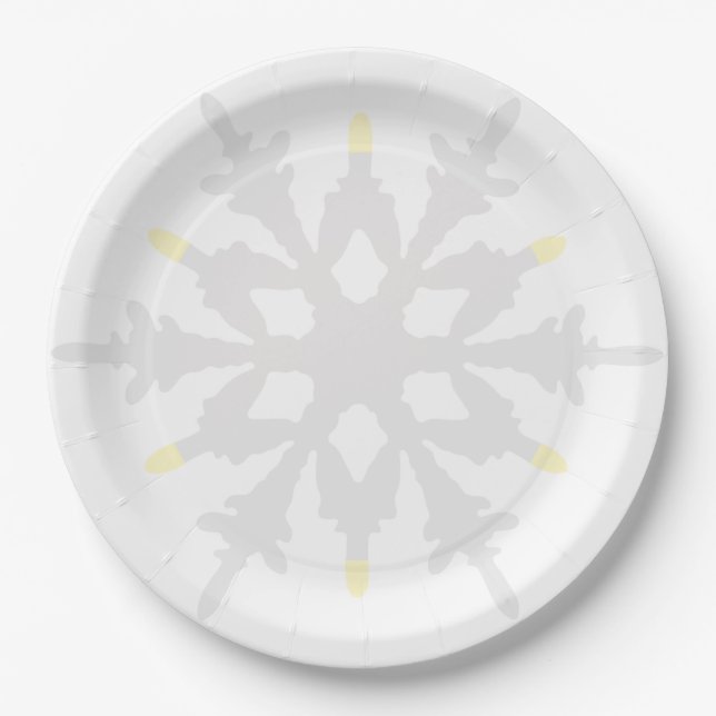 Yellow Light Flake Plate (Front)
