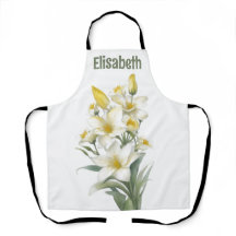 Yellow Lily Flowers Personalised