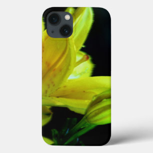 Yellow Lily with Wind Effect by Shirley Taylor iPhone 13 Case