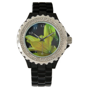 Yellow Lily with Wind Effect by Shirley Taylor Watch
