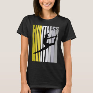 Yellow Limitless Dance Birthday Cute Retro Female T-Shirt