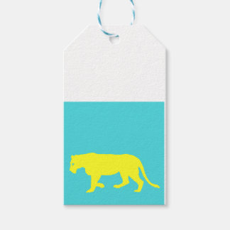 Yellow Lion Outline Gift Tags