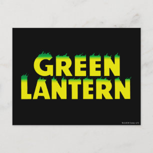 Yellow Logo Flames Postcard