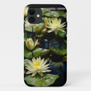 Yellow Lotus Waterlillies phone case