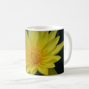 Yellow Lotus Waterlily Coffee Mug
