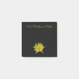 Yellow Lotus Waterlily Post-it Notes