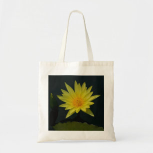 Yellow Lotus Waterlily tote bag
