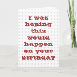 Yellow Love Birds Funny Birthday Card