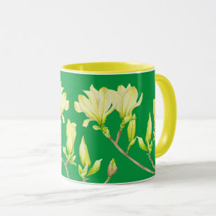 Yellow Magnolias on a Combo Mug (G)