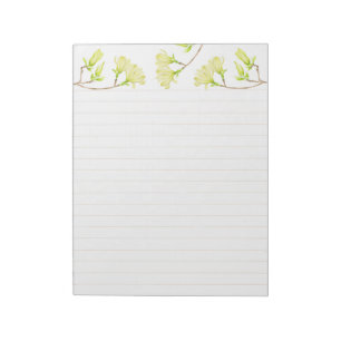 Yellow Magnolias on a Large Notepad