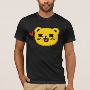Yellow Manga Bear T-Shirt