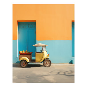 Yellow Mango Riksja Photo Print