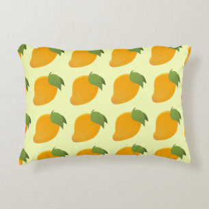 Yellow Mango Tropical Fruit Lovers Caribbean Decorative Cushion