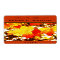 yellow maple leaves maple syrup canning label
