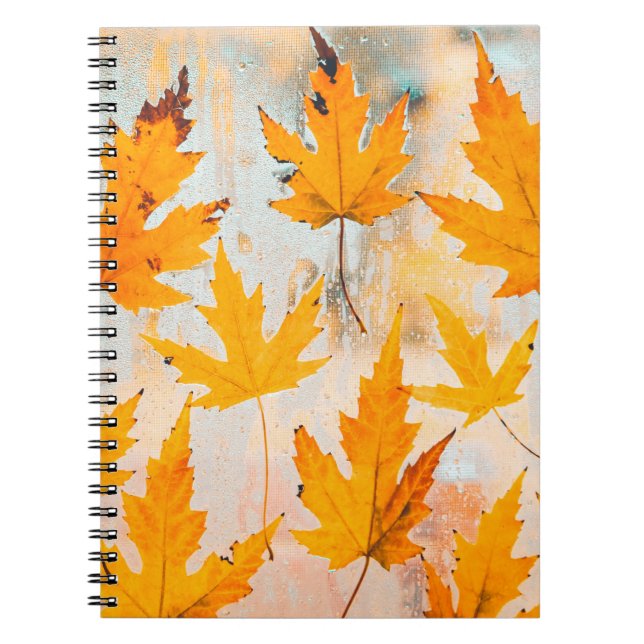 YELLOW MAPLE LEAVES NOTEBOOK (Front)