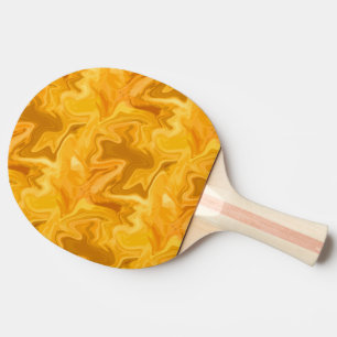 Yellow Marble Effect For Geology Lovers Art Decor Ping Pong Paddle