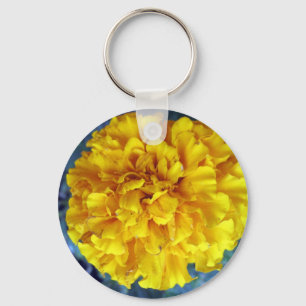 Yellow Marigold Key Ring