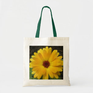 Yellow Marigold Macro Tote Bag