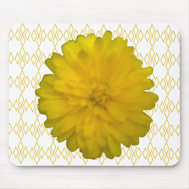 Yellow Marigold Mousepad (Front)