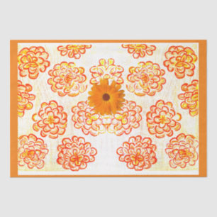 Yellow Marigolds Tissue Paper
