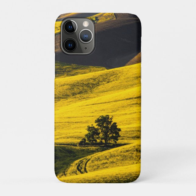 Yellow meadow field in the wind Case-Mate iPhone case (Back)