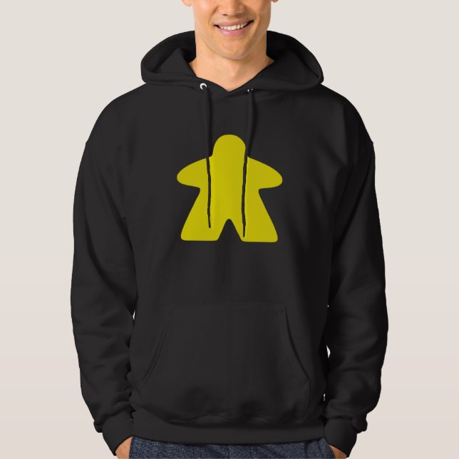 Yellow Meeple Hoodie (Front)