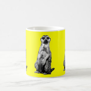Yellow Meerkat Coffee Mug