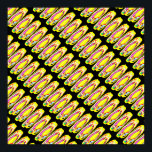 Yellow Mellow colourful abstract art hippie style  Poster<br><div class="desc">Mellow yellow abstract hippie style art</div>