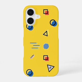 Yellow Memphis Monogram Case-Mate iPhone Case