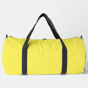 Yellow Minimalist Business Duffle Bag