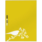 Yellow Mod Single Bird and Berries