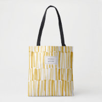 Yellow modern abstract pattern personalised gift t