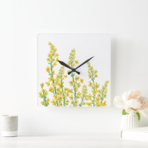 Yellow Modern Citrine Floral Blooms 