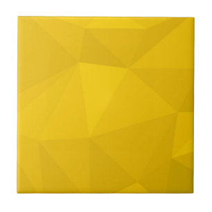 Yellow, modern, cool, trendy, urban geometric art ceramic tile