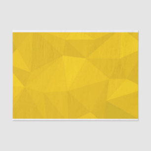 Yellow, modern, cool, trendy, urban geometric art tissue paper