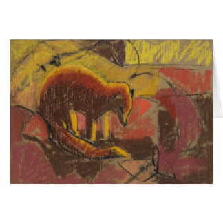 Yellow mongoose - Art Card
