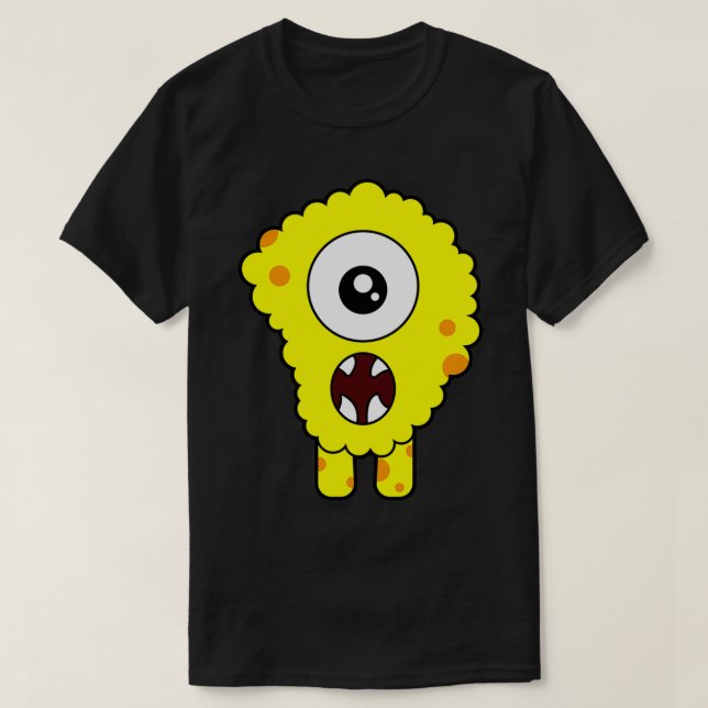 Yellow Monster T-Shirt (Design Front)