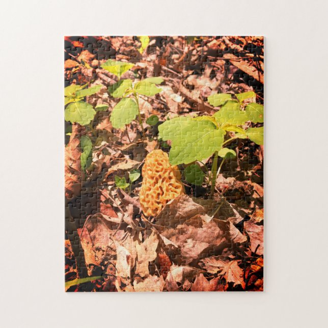 Yellow Morel Jigsaw Puzzle (Vertical)
