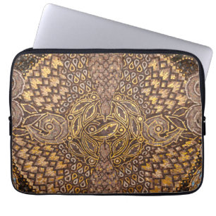 Yellow Mosiac Detail, Germany Laptop Sleeve