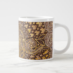 Yellow Mosiac Detail, Germany Large Coffee Mug