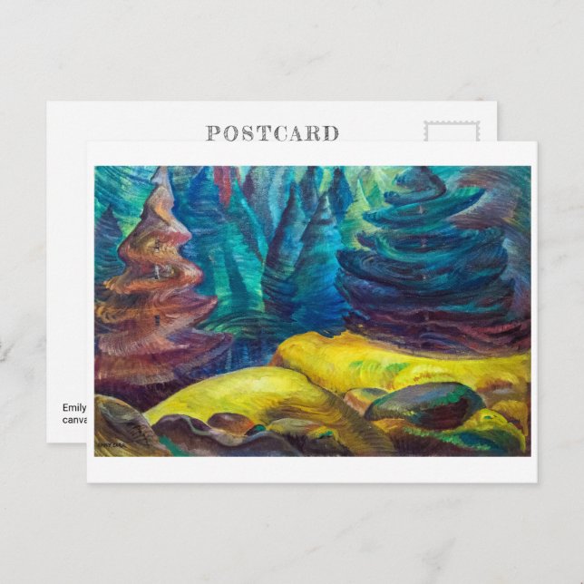 Yellow Moss | Emily Carr | Postcard (Front/Back)