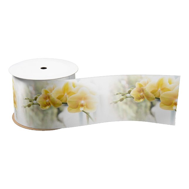 Yellow Moth Orchid in Sunshine Satin Ribbon (Spool)